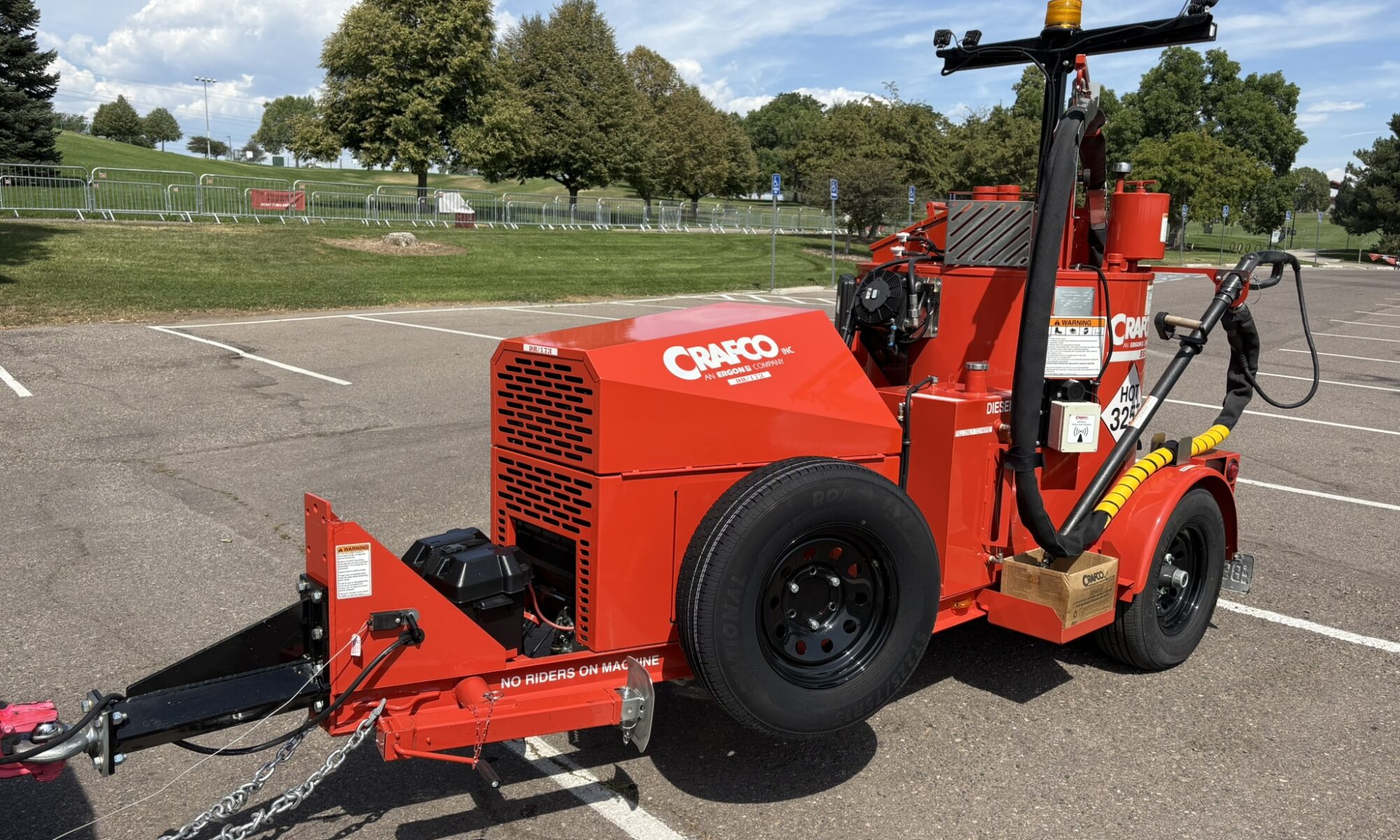 2024 Crafco Super Shot 125 Diesel Melter, Demo Unit, $67,750.00 ++