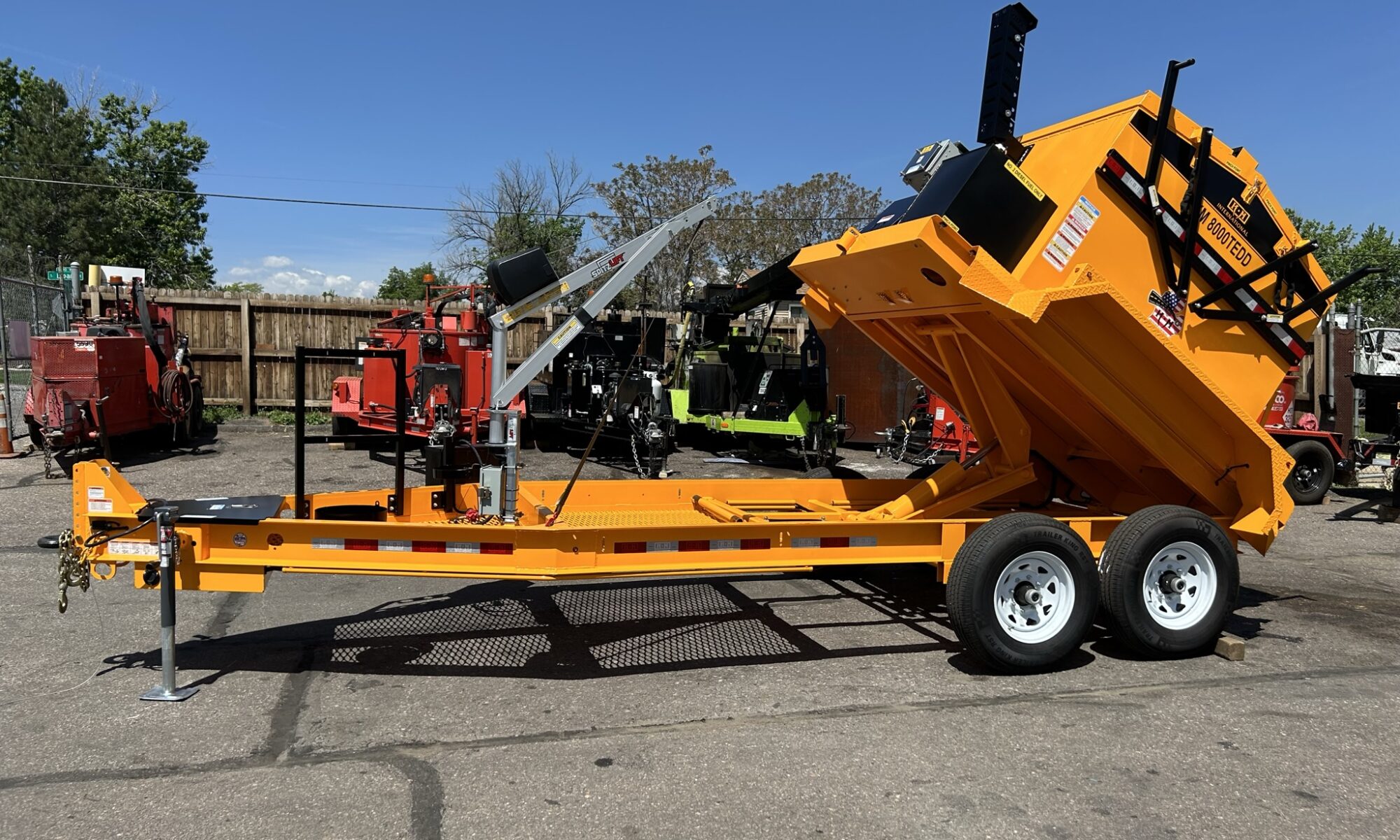 NEW 2024 KM 8000T 4-Ton Asphalt Hotbox – MEGA PROFIT BUILDER $67,675.00 + Tax