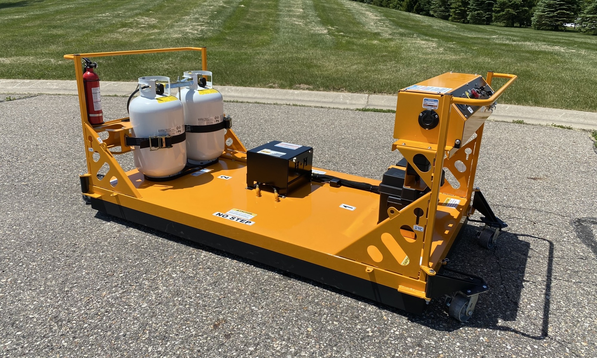 2025 KM 2-18X Infrared Asphalt Heater, New, $11,970.00 + taxes & shipping